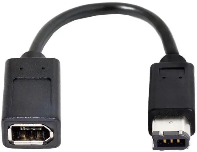 Alt view image 6 of 7 - IEEE 1394 6Pin Female to 1394a 6Pin Male Extension Data Video Capture Card Firewire 400 to 400 Cable 20cm