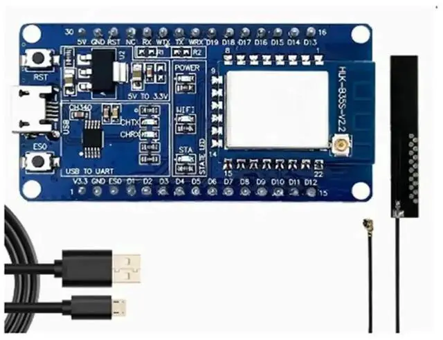 Alt view image 3 of 4 - JAENFONG Module Test Kit Serial To +BLE5.2 Bluetooth Module B35S Dual Mode Wireless Transmission Low Power Module Test Kit