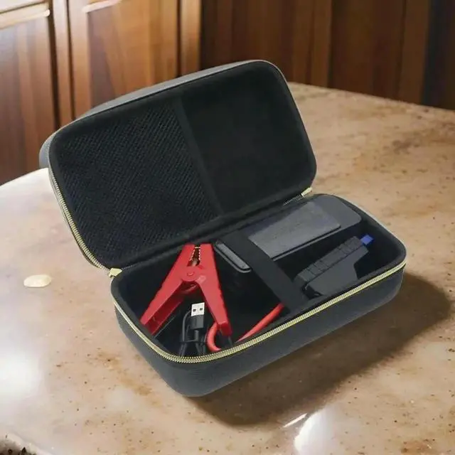 Alt view image 3 of 3 - JAENFONG Emergency Starting Power Bag Wear Resist Hard Power Bank Box Large Capacity Outdoor Travel Bag for Car Booster