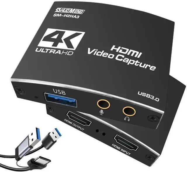 Main image of Capture Card for Streaming, HDMI to USB3.0 1080P 60FPS Audio Video Adapter, with 4K HDMI Loop-Out, for Recording/Streaming, Compatible with Nintendo Switch/Xbox/PS5/OBS/Camera/PC/Laptop
