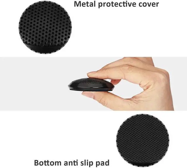 Alt view image 7 of 7 - Conference Microphone 3.5mm Desktop Computer Mic for Computer Desktop and Laptop 360° Omnidirectional Condenser Mic for Online Meeting/Class, Skype, Recording, Chatting, Gaming