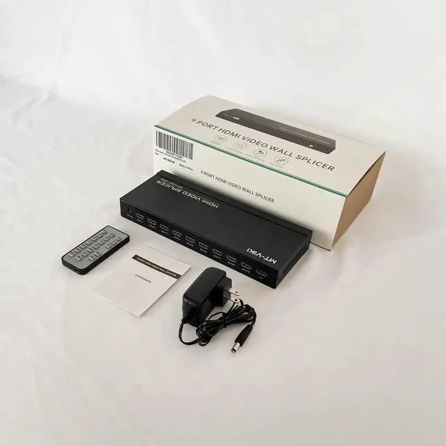 Alt view image 3 of 5 - MT-VIKI Video Wall Controller 3x3, HDMI Video Wall Support UHD 4K Input & 1080P Output for 9 TV Splicing Display, 9 Channel Video Wall Processor