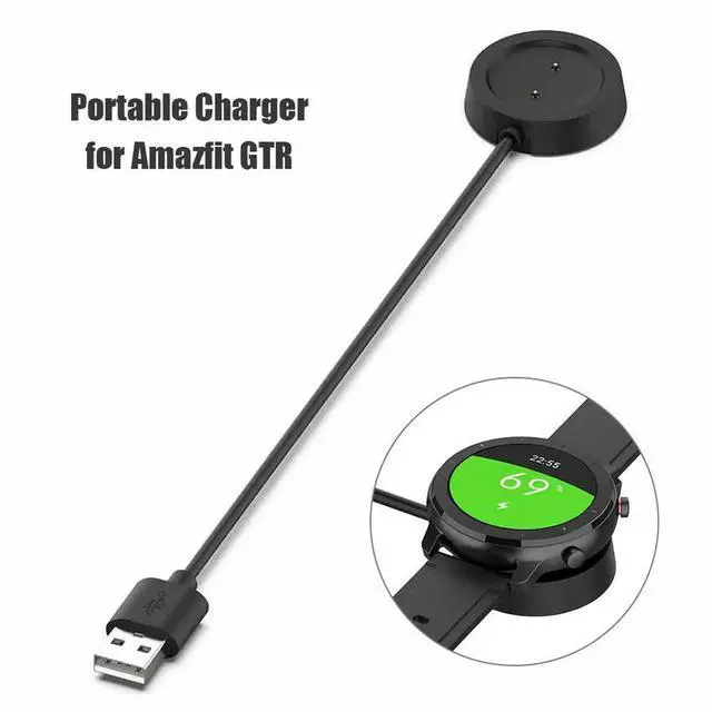 Alt view image 3 of 4 - JAENFONG 1m Magnetic Charger Cradle Dock watch Fast Charging Cable for Huami Amazfit