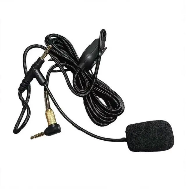 Alt view image 2 of 3 - JAENFONG Headset Mic Cable for WH-1000XM5 WH-1000XM4 WH-1000XM3 Audio Cables Aux 3.5mm Headphones Microphone Boom