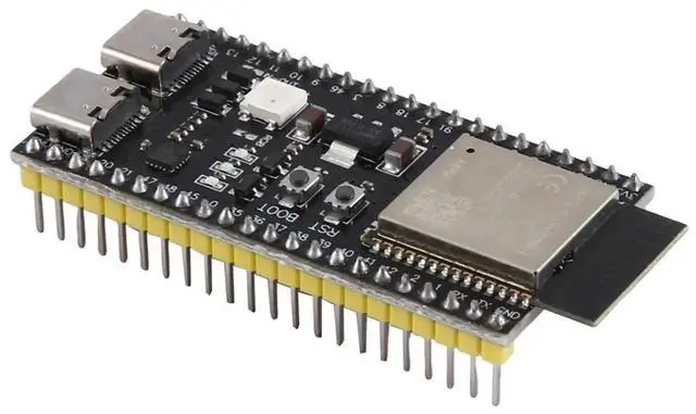 Alt view image 3 of 4 - JAENFONG ESP32-S3 N16R8 Development Board Welding with USB Cable 2.4G BT Module ESP32-S3 WROOM1 N16R8 44Pin Type-C ESP32-S3