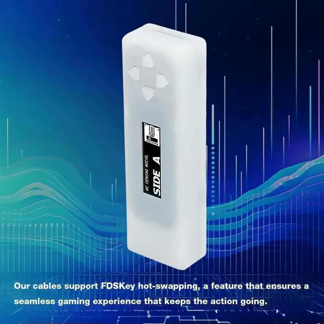 Alt view image 3 of 3 - JAENFONG Famicom Disk System Drive Emulator Cable Adapter FDSKey Drive Emulator Connector Hot-Swapping for Sharp Twin Famicom Console