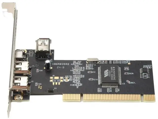Alt view image 2 of 4 - JAENFONG 3 Port IEEE 1394 Firewire Card PCI Firewire Adapter IEEE 1394 PCI Controller Card For Desktop PC