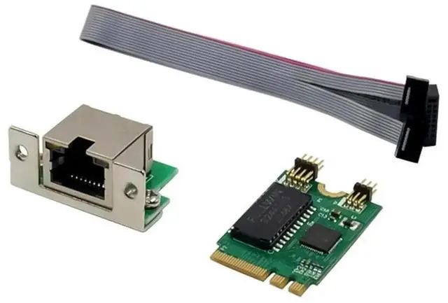 Main image of JAENFONG Mini PCIE Network Card M.2 A+E To RTL8111F Gigabit Ethernet Card Single Port RJ45 Ethernet Network Card
