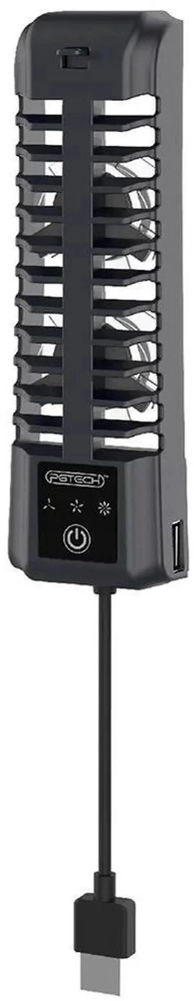 Alt view image 2 of 7 - JAENFONG Cooling Fan 3 Levels Efficient Cooling System Quiet Cooler Fan External Cooler Fan for 5 Slim Disc&Digital Edition