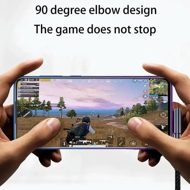 Alt view image 2 of 3 - JAENFONG 90 Degree Right Angle USB C Extension Adapter Connector USB Type C 3.1 Male to Female Extender Aluminum Alloy Extended Converter