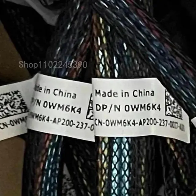 Alt view image 3 of 3 - JAENFONG For R540 Workstation Power Supply Cable 0WM6K4 WM6K4 2 Backplane H350 H750 Large Card SAS Cable
