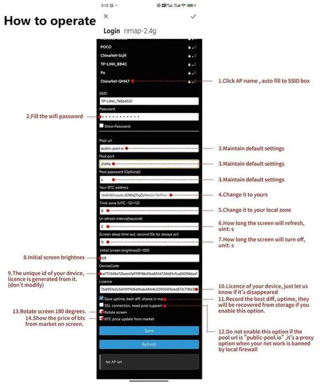 Alt view image 6 of 7 - JAENFONG NerdMiner Solo Lottery Miner 290KH/S LoRa 32 V3 USB High Performance Win BTC with Low Power Consumption BLE Connect