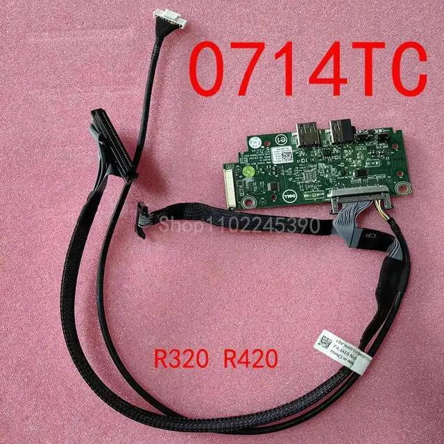 Main image of JAENFONG For R320 R420 Workstation Power Supply Cable 0714TC 714TC Server Front Control Panel With Cable 03YFYJ