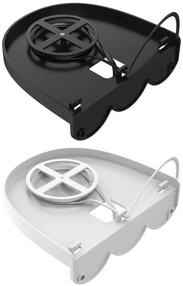 Alt view image 3 of 3 - JAENFONG Speaker Stand Reserved Charging Port Speaker Mounting Brackets Built-in Cable Management Compatible with Sonos Era 100