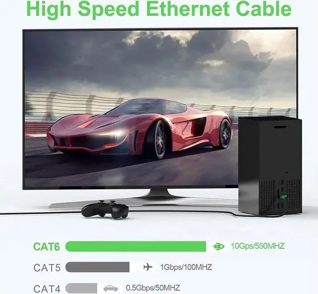 Alt view image 5 of 6 - Cat6 Outdoor Ethernet Cable 300FT, 24AWG CCA Patch Cord, UTP, Waterproof, Heavy Duty, Direct Burial, In-Ground, LLDPE UV Resistant, POE, Network, Internet, Cat 6 Cable with 25 Cable Ties - 300 Feet