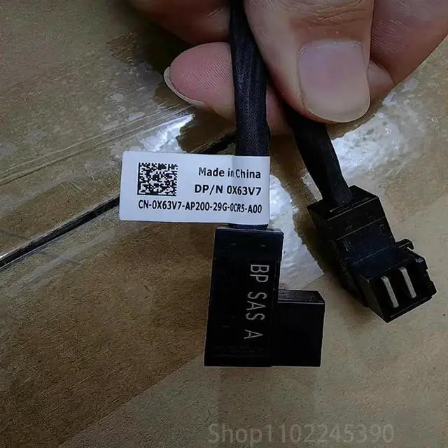 Alt view image 3 of 3 - JAENFONG For R640 H350 H750 Workstation Power Supply Cable X63V7 0X63V7 SAS Cable 2.5 8 Backplane