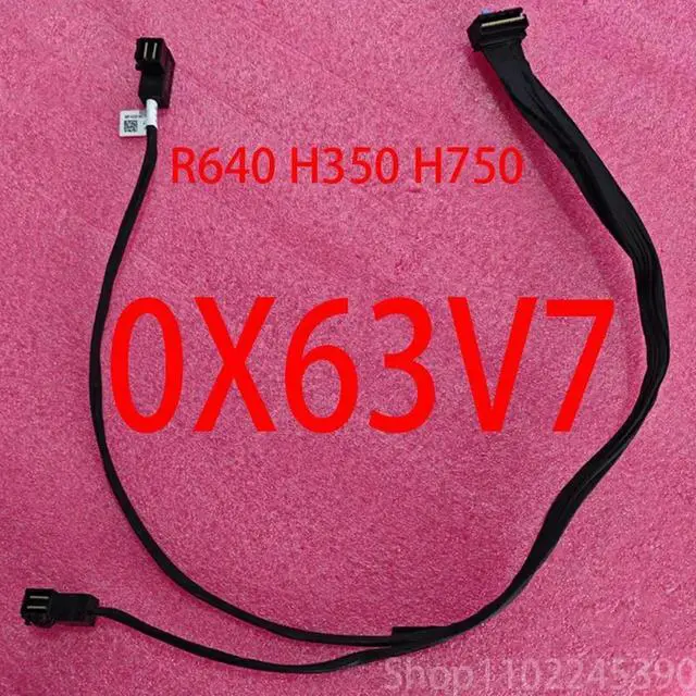 Main image of JAENFONG For R640 H350 H750 Workstation Power Supply Cable X63V7 0X63V7 SAS Cable 2.5 8 Backplane
