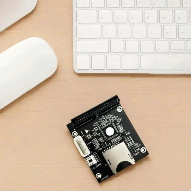 Alt view image 2 of 3 - JAENFONG SD To IDE 3.5 Inch 40Pin IDE Hard Disk Drive Adapter 40Pin Male Adapter Compatible with DOS/Linux/98/XP/VISTA/NT