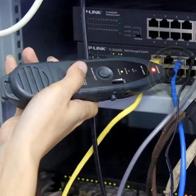 Alt view image 4 of 7 - Advanced Network Cable Tester With PoE& NCV & Lamp For CAT5e/CAT6/CAT6a, Multifunction Wire Tracker Cable Tester For Tracker Underground Telephone Line Finder Home Repair