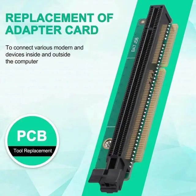 Alt view image 2 of 4 - JAENFONG PCI-E 16X Graphic Card Adapter Card Tiny 6 Riser Card For Tiny6 Series Models P340 P350 M90Q PCIE Riser Card