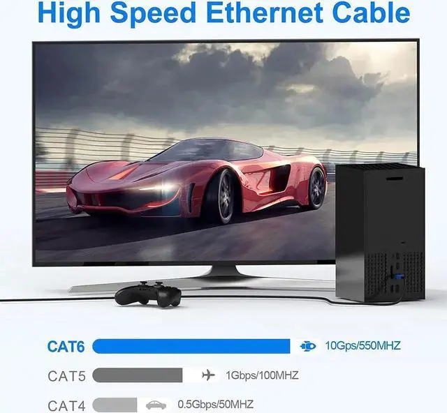 Alt view image 4 of 5 - Cat6 Outdoor Cable - 100FT Cat 6 Ethernet Cable, 24AWG CCA, UTP(Unshielded), Waterproof, UV Resistant, Direct Burial, Network, Internet, RJ45 LAN with 25 Cable Ties