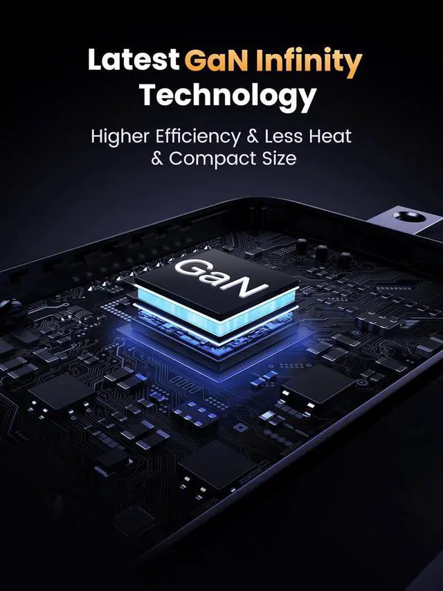 Alt view image 6 of 7 - UGREEN Nexode 65W GaN USB C Wall Charger, 3-Port Type-C Fast Power Adapter Compatible with iPhone 17/16/15 Series, Galaxy S25/S24, Pixel 10/9, MacBook Pro/Air, iPad Pro/Air, Steam Deck