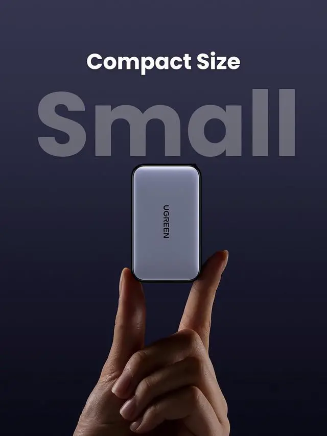 Alt view image 5 of 7 - UGREEN Nexode 65W GaN USB C Wall Charger, 3-Port Type-C Fast Power Adapter Compatible with iPhone 17/16/15 Series, Galaxy S25/S24, Pixel 10/9, MacBook Pro/Air, iPad Pro/Air, Steam Deck