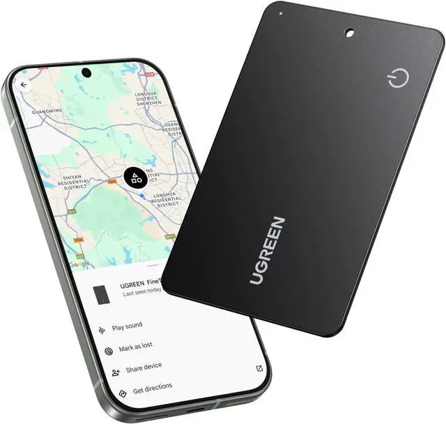 Main image of UGREEN FineTrack Slim Smart G Bluetooth Tracker (Android Only), 5 Year Battery Life Google Smart Tracking Tag Work with Find Hub App, IP68 Waterproof Wallet Finder for Android 1.7mm Ultra-Slim