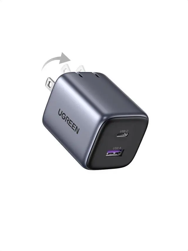 Main image of UGREEN 35W USB C Charger for iPhone 17 Fast Charging, Nexode 2-Ports GaN Foldable PPS Compact Fast Wall Charger Block for iPhone 17/16/15, Galaxy S25/S24/S23, Pixel 10/9/8, iPad, MacBook, Steam Deck