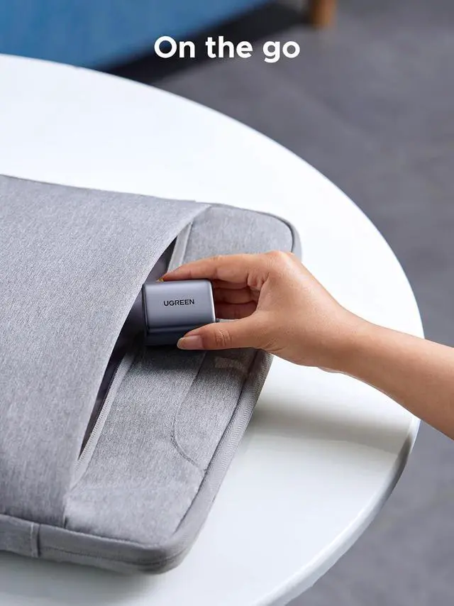 Alt view image 6 of 7 - UGREEN 35W USB C Charger for iPhone 17 Fast Charging, Nexode 2-Ports GaN Foldable PPS Compact Fast Wall Charger Block for iPhone 17/16/15, Galaxy S25/S24/S23, Pixel 10/9/8, iPad, MacBook, Steam Deck