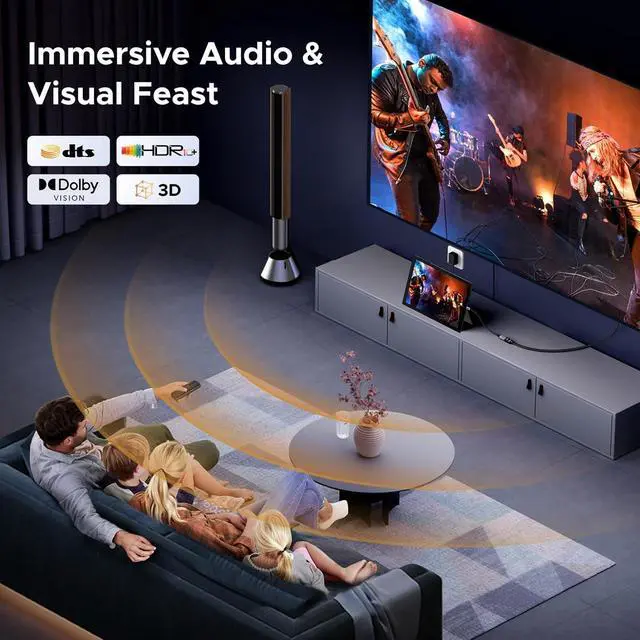 Alt view image 5 of 7 - UGREEN Micro HDMI to HDMI Adapter, 10K 8K@60Hz/4K@240Hz Micro HDMI Male Female Bidirectional Cable 2.1 HDR 3D Dolby VRR 48Gbps, Compatible with Raspberry Pi 5/Pi 500/Camera/Portable Monitor, 0.8FT