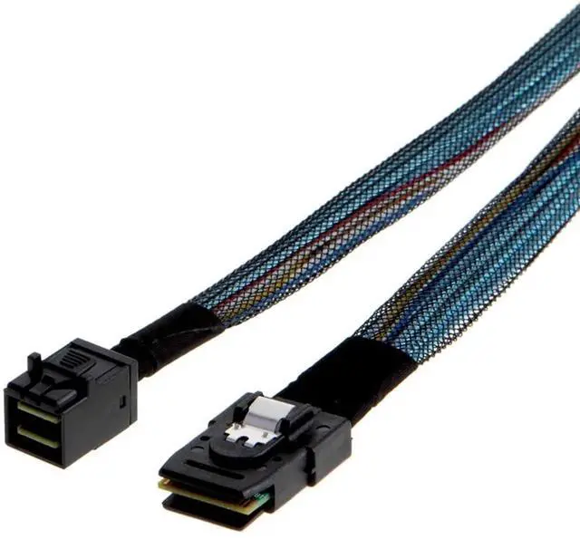 Alt view image 6 of 6 - JAENFONG Mini SAS SFF-8087 to Mini SAS HD SFF-8643 High-Speed Internal Server Cable (19.68, Inches)