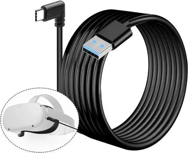 Main image of for Oculus Quest Link Cable 10ft, USB 3.0 USB A to USB C Cable Quest Link Cable High Speed Data Transfer & Fast Charging Cable Compatible for Oculus Quest Headset and Gaming PC and All Type C Devices