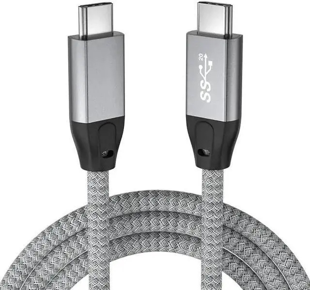 Main image of JAENFONGUSB C to USB C Cable 100W, USB 3.1 Type C Gen 2 10Gbps /20Gbps Data Transfer Cable PD Fast Charging,4K Video Monitor Cord Compatible for Thunderbolt 3,MacBook Pro, iPad Pro,Galaxy S21(1.65ft.)