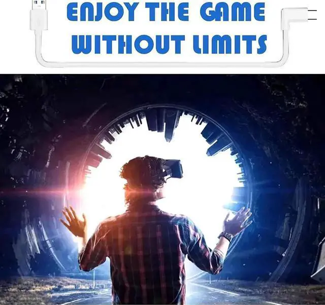 Alt view image 6 of 7 - JAENFONG for Oculus Quest 2 VR Headset Link Cable 16ft, USB 3.0 to USB C High Speed Data Transfer & Fast Charging Cable, USB C 3.2 Gen 1 Extension Cable for VR Headset and Gaming PC (16feet, 5M)