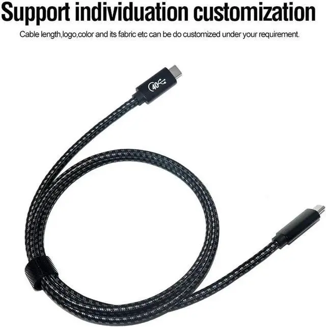 Alt view image 7 of 7 - USB 4 Cable for Thunderbolt 4 Cable, 40Gbps 6.6ft/2M Cable 100W Charging Support 5K@60Hz Video, Compatible with Thunderbolt 4/3, External SSD, USB-C Docking Station, MacBook Pro, External SSD, eGpu