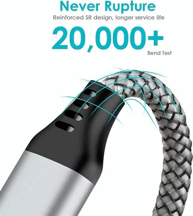 Alt view image 7 of 7 - JAENFONG USB 3.0 Extension Cable 10FT, USB Type A Male to USB Female Extension Cord Full Metal housing Fast Data Transfer Compatible with USB Keyboard,Mouse,Flash Drive, Hard Drive (10feet, 3M)