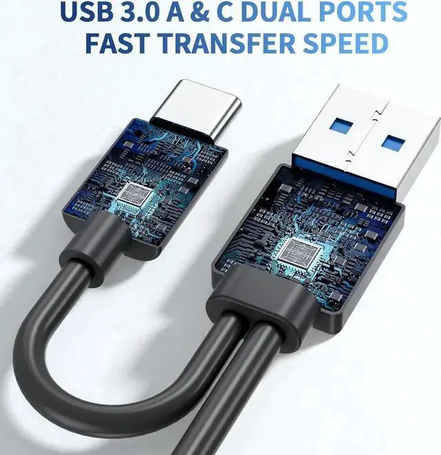 Alt view image 4 of 7 - JAENFONG External CD/DVD Drive for Laptop, USB 3.0 & Type-C External CD DVD Burner, Portable DVD Player for Laptop, Slim External Optical Drive Compatible with Windows 11/10/8/7/XP, Mac, Linux OS