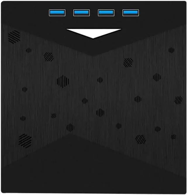 Alt view image 4 of 7 - External CD DVD Drive, 7 in 1 USB 3.0 & Type-C CD/DVD +/-RW ROM Burner Writer Rewriter with SD/TF & 4 USB Port, External Optical Disc CD/DVD Drive DVD Player for Windows 11/10/8/7, Linux, MacOS