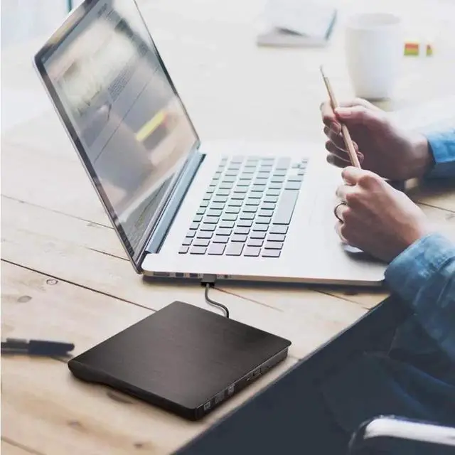 Alt view image 3 of 7 - JAENFONG External DVD CD Drive Burner, USB 3.0 Portable CD Player RW Writer Reader, Pop-up External ODD&HDD Optical Drive for Windows XP/2003/ Win 10/ Win 8/ Win 7/ Vista/Linux/Mac OS X system