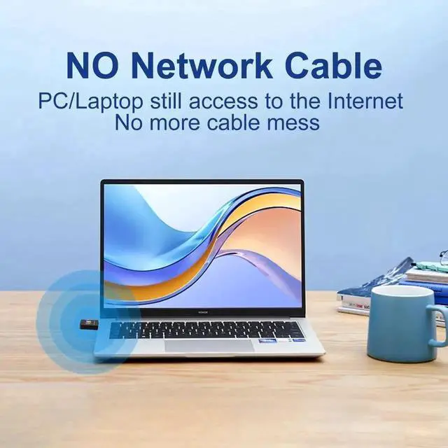 Alt view image 4 of 7 - JAENFONG 600Mbps Wireless USB WiFi Adapter for PC,AC600M USB WiFi Dongle 802.11ac Wireless Network Adapter with Dual Band 2.4GHz/5Ghz for Desktop Laptop Support Windows 10/8/7/XP, MAC OS,Linux