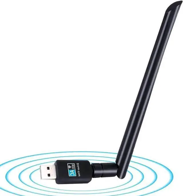 Main image of JAENFONG Wifi Adapter 600mbps, Hannord Wireless Usb Adapter Dual Band 2.42GHz/5.8GHz Lan Card 802.11ac Network Card for Desktop Laptop PC Support Windows 10 / 8.1 / 8 / 7 / XP / Vista