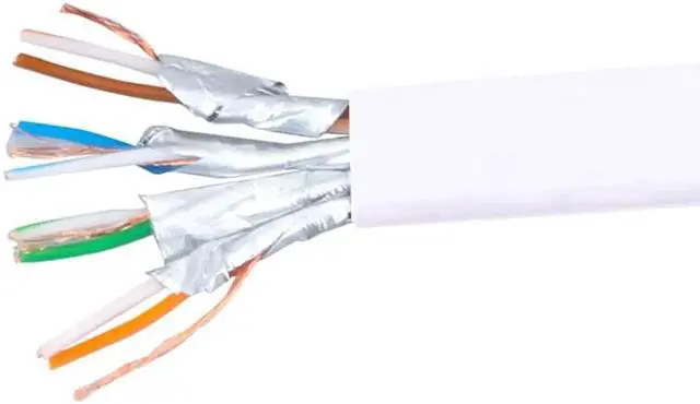 Alt view image 2 of 7 - JAENFONG Cat 7 Flat Ethernet Cable 10 Gigabit Computer Network Cord for Xbox PS4 Modem Router Networking Switch (White, 2M/6.6ft.)