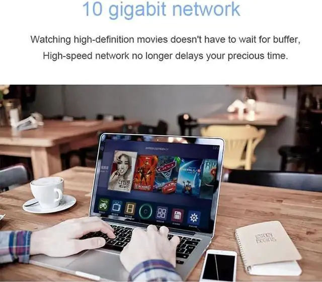 Alt view image 2 of 6 - JAENFONG Cat 7 Flat Ethernet Cable 10 Gigabit Computer Network Cord for Xbox PS4 Modem Router Networking Switch (Black, 20M/66ft.)