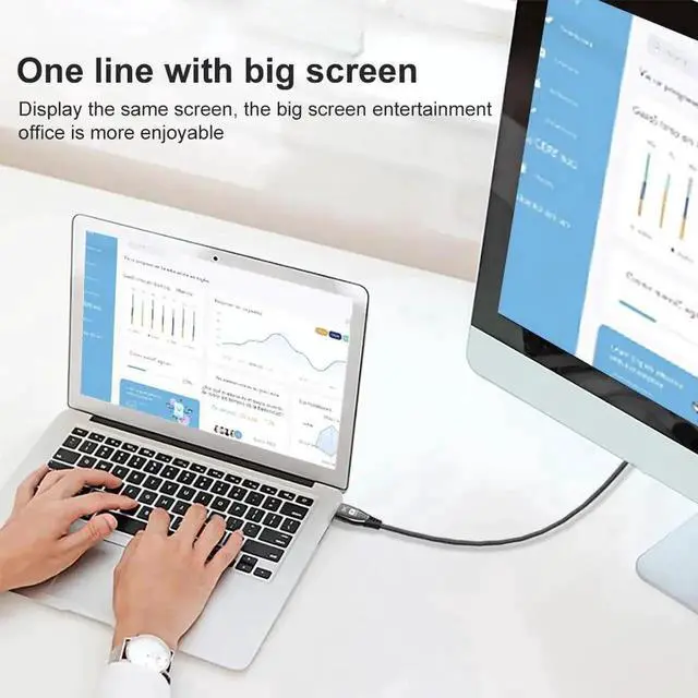 Alt view image 4 of 7 - JAENFONG 8K DisplayPort 1.4 Gaming Cable 10ft, DP Cable Nylon Braided/Aluminum Alloy(4K@144Hz,8K@60Hz) Gold-Plated Ultra HD Super Hight Speed for Laptop PC TV etc-Gaming Monitor Cable (Black)