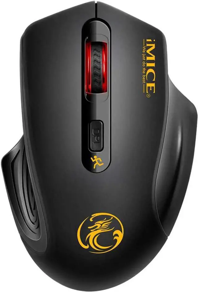Main image of Ergonomic Wireless Silent PC Mouse - 2.4Ghz Wireless Mouse, 1600 dpi Dpi Three-Speed Adjustment, Comfortable to Hold Pc Gaming Mice, Smart and Point-Saving Home Office Accessories
