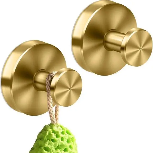 Main image of 2 PCS Suction Cup Hooks for Shower home essentials Removable Shower Towel Hooks Suction Hooks No Drill Hook for Glass Door,christmas gift ideas Windows Tile Robe Bathroom Suction Hook home have must