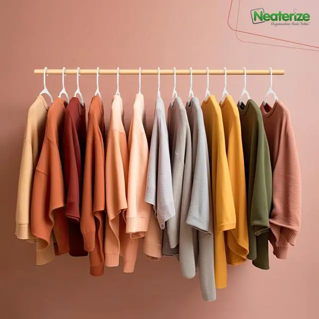 Alt view image 5 of 7 - NEATERIZE Clothes Hangers Plastic 100 Pack For Adults - Plastic Hangers, The Perfect Coat Hanger and Space Saving Clothes Hangers for Closet, Percheros Ganchos para Colgar Ropa Hangars - White Hangers