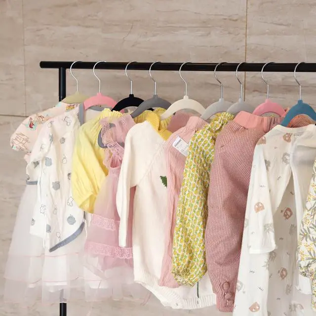 Alt view image 6 of 6 - GoodtoU Kids Hangers Velvet 50 Pack - Baby Felt Hangers Non Slip Toddler Hanger Childrens Hanger for Kid