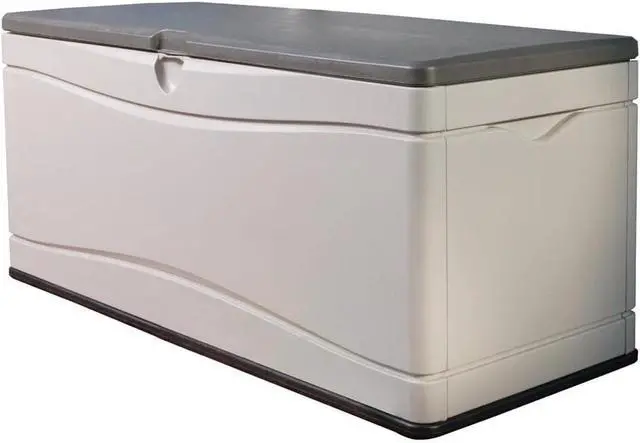 Main image of Lifetime 60012 Extra Large Deck Box, 130 Gallon, Desert Sand/Brown